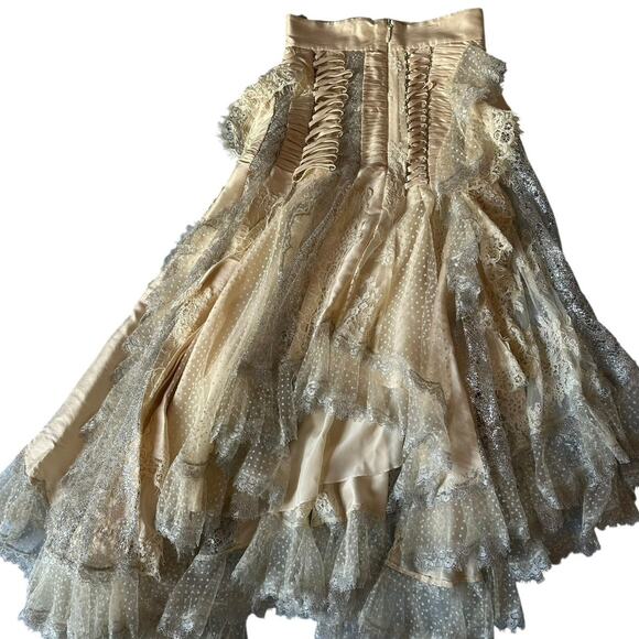 Zimmermann Sabotage Tiered Lace Ruffle Skirt - Picture 5 of 11